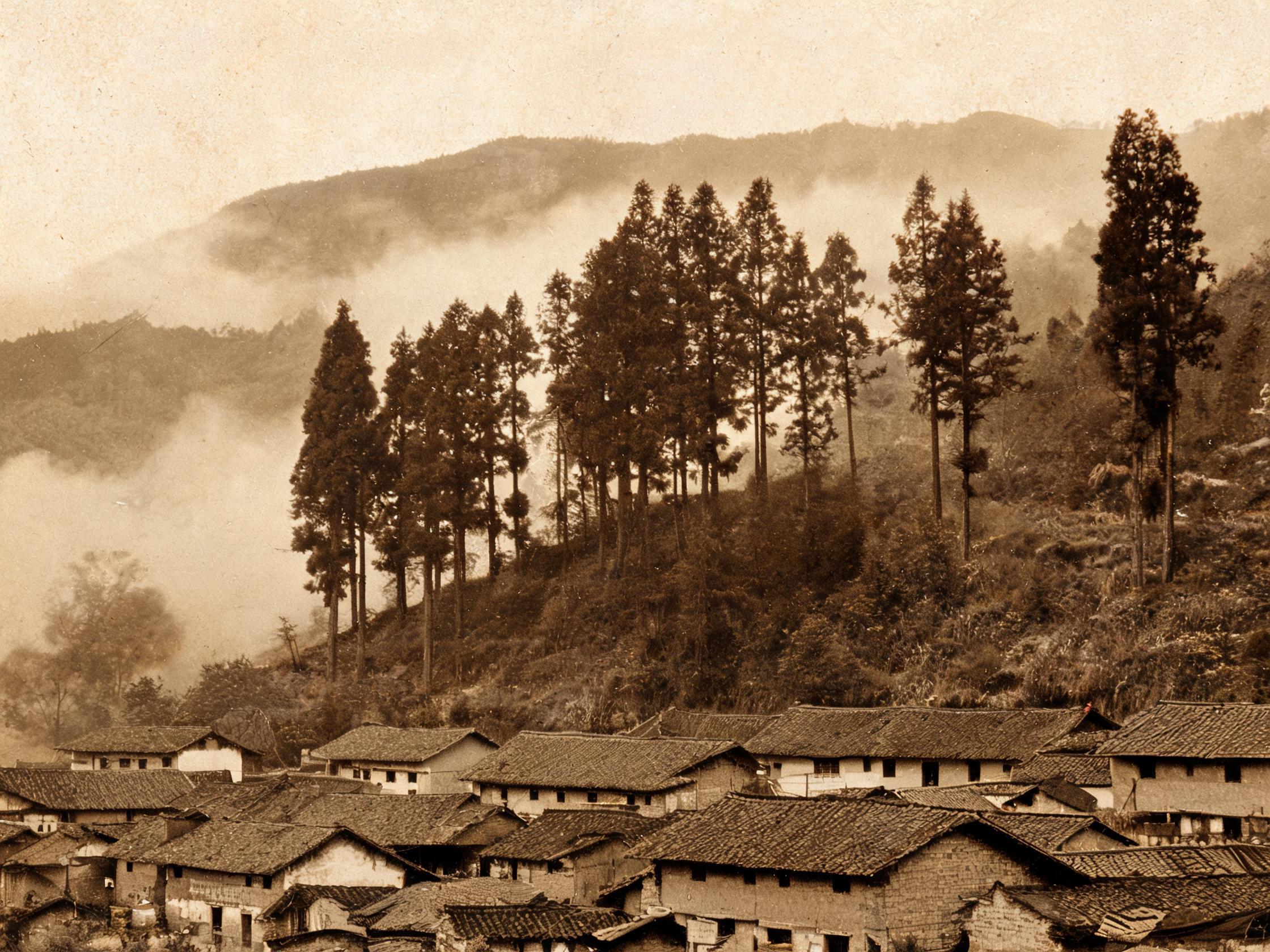 塆后祖山 · 古柏林（1980 年代）